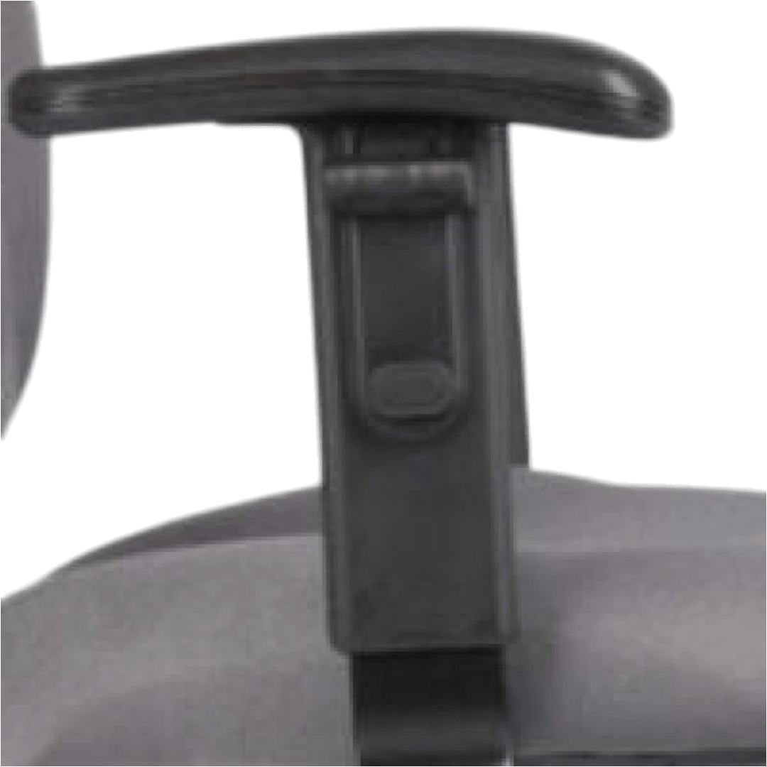 Boss Stand Up Fabric Drafting Stool with Foot Rest grey - Image 5