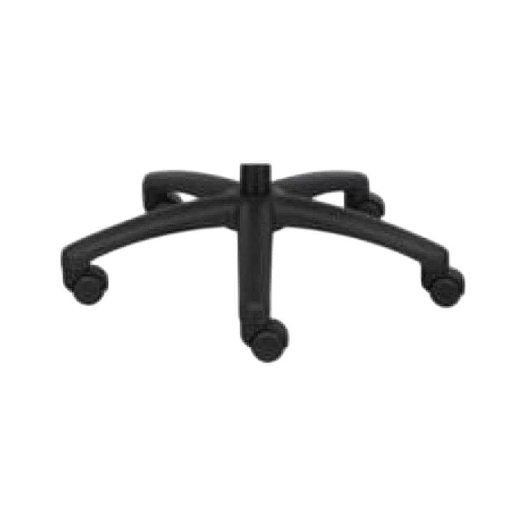 Black Antimicrobial Vinyl Medical Stool With Back Cushion - Image 9