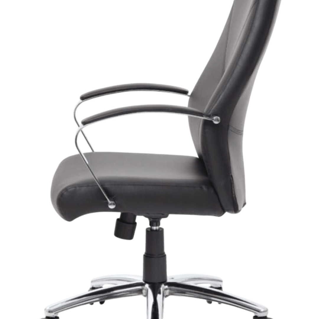 Black Task Chair/w Adj Arms - Image 4