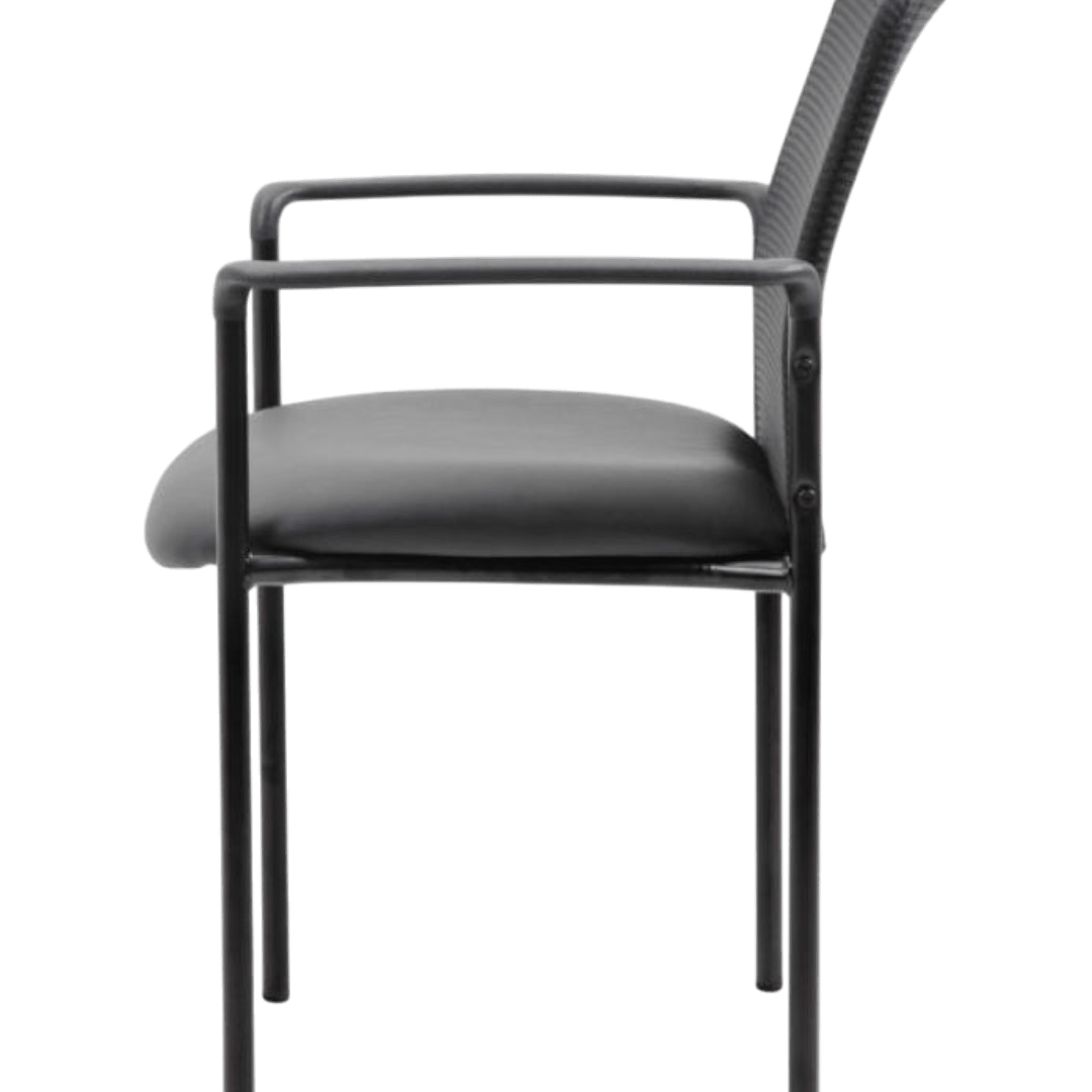 Boss Caressoft and Mesh Guest Chair, Black - Image 5