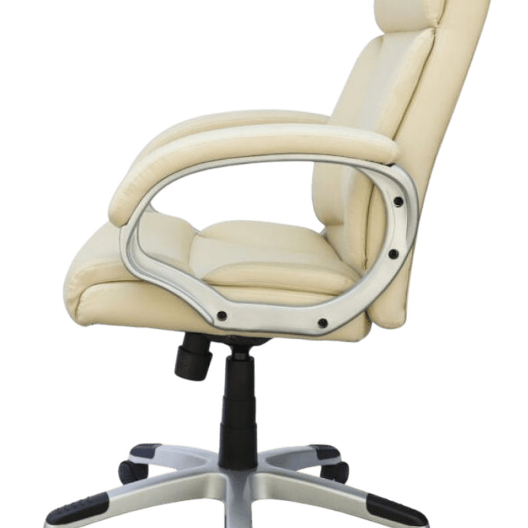 Boss Modern Mid Back Executive Chair, Ivory - Image 4