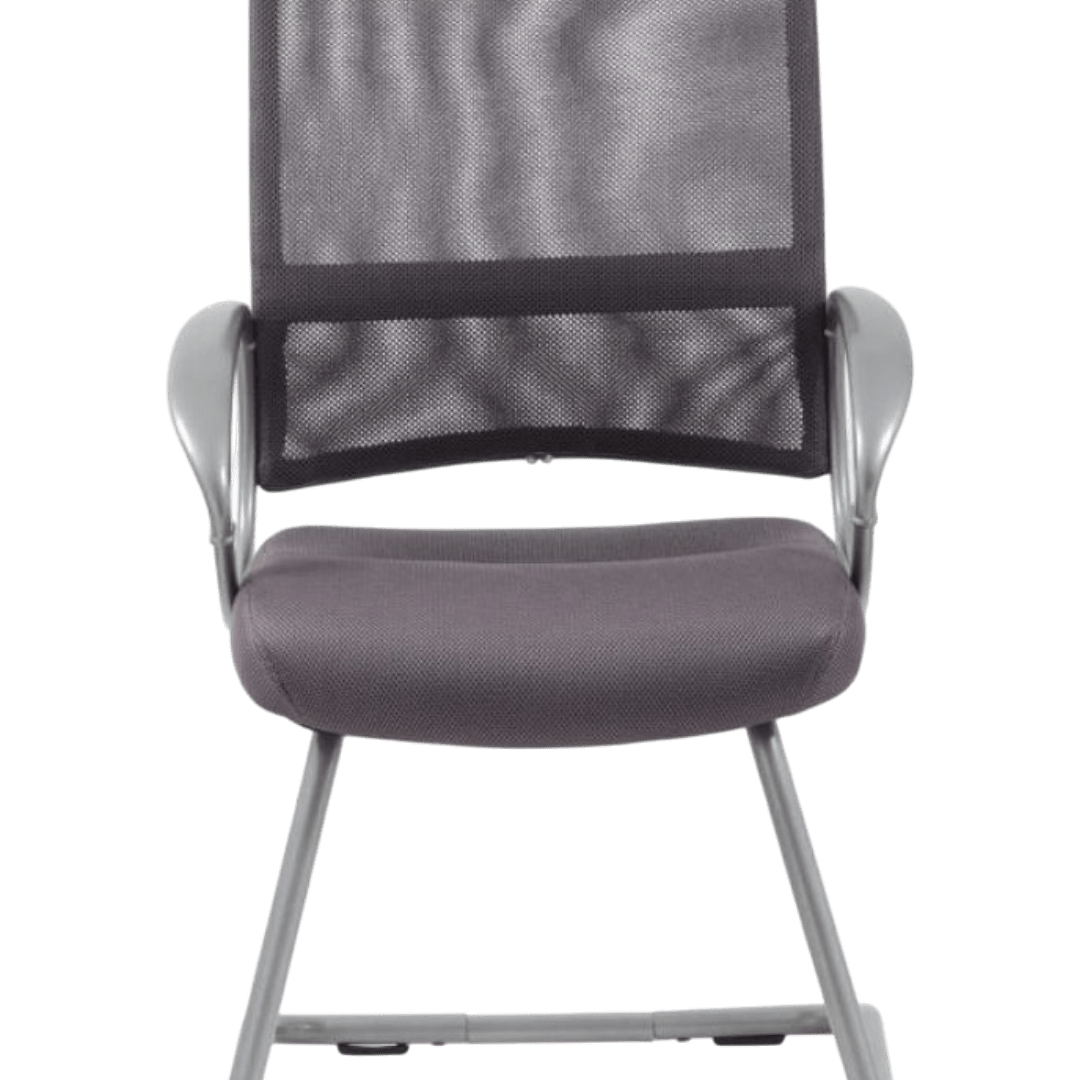 Boss Mesh Back W/ Pewter Finish Guest Chair - Image 3