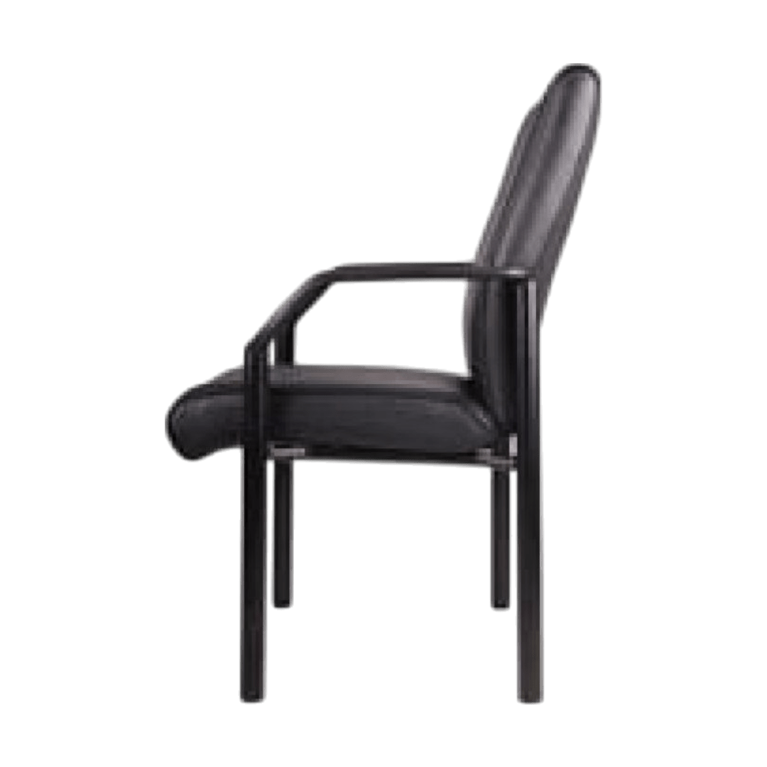 Boss Mid Back Guest Chair In LeatherPlus