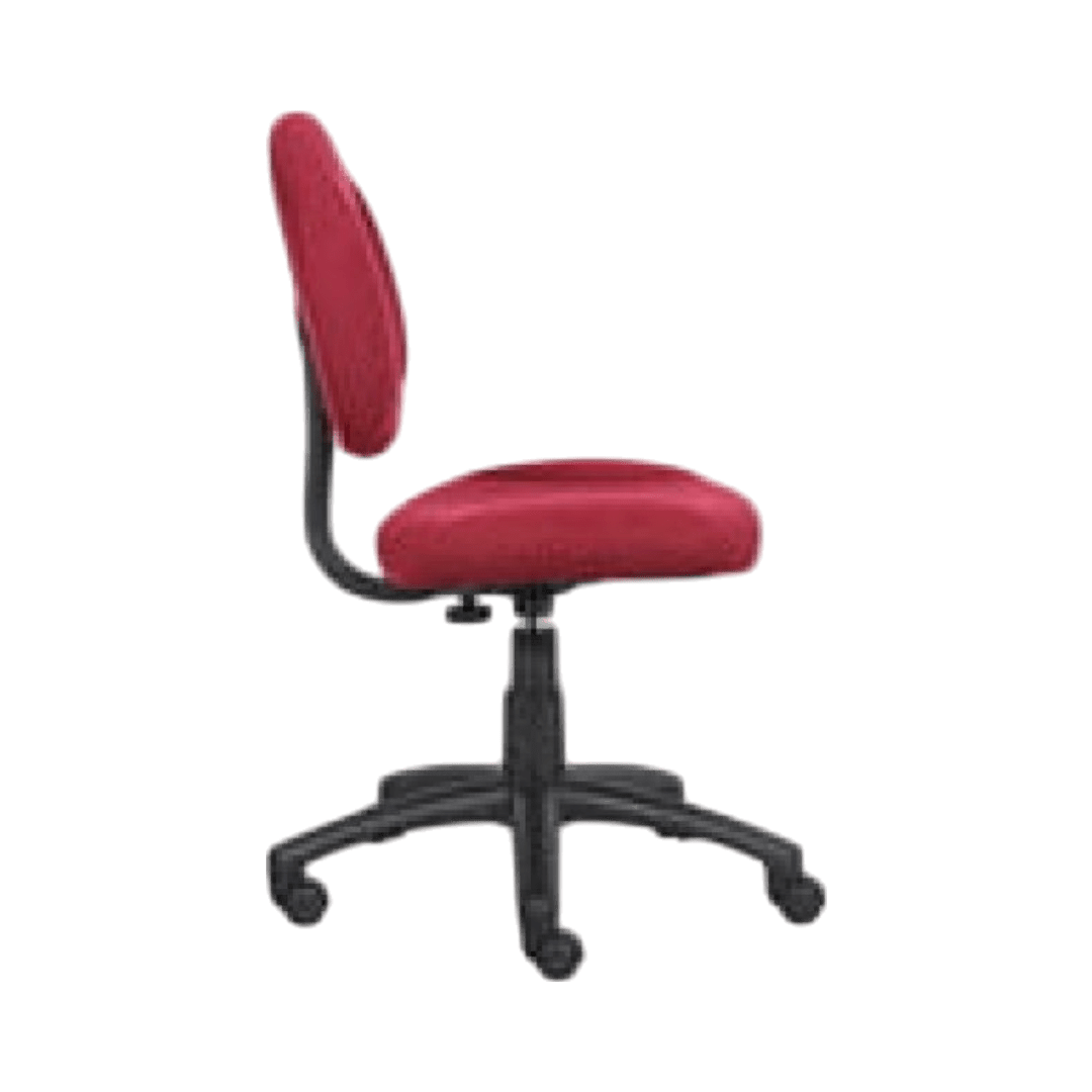 Boss Perfect Posture Deluxe Office Task Chair without Arms, Burgundy - Image 8