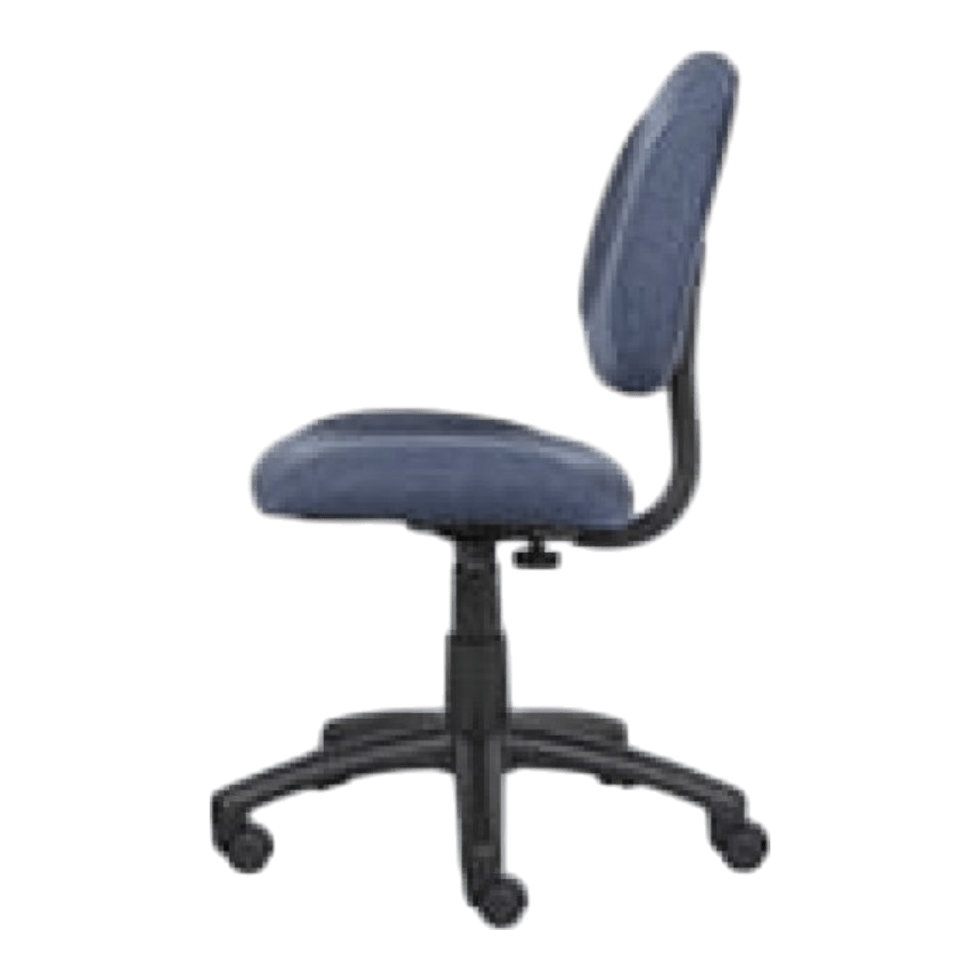 Boss Perfect Posture Deluxe Office Task Chair without Arms, Blue - Image 7