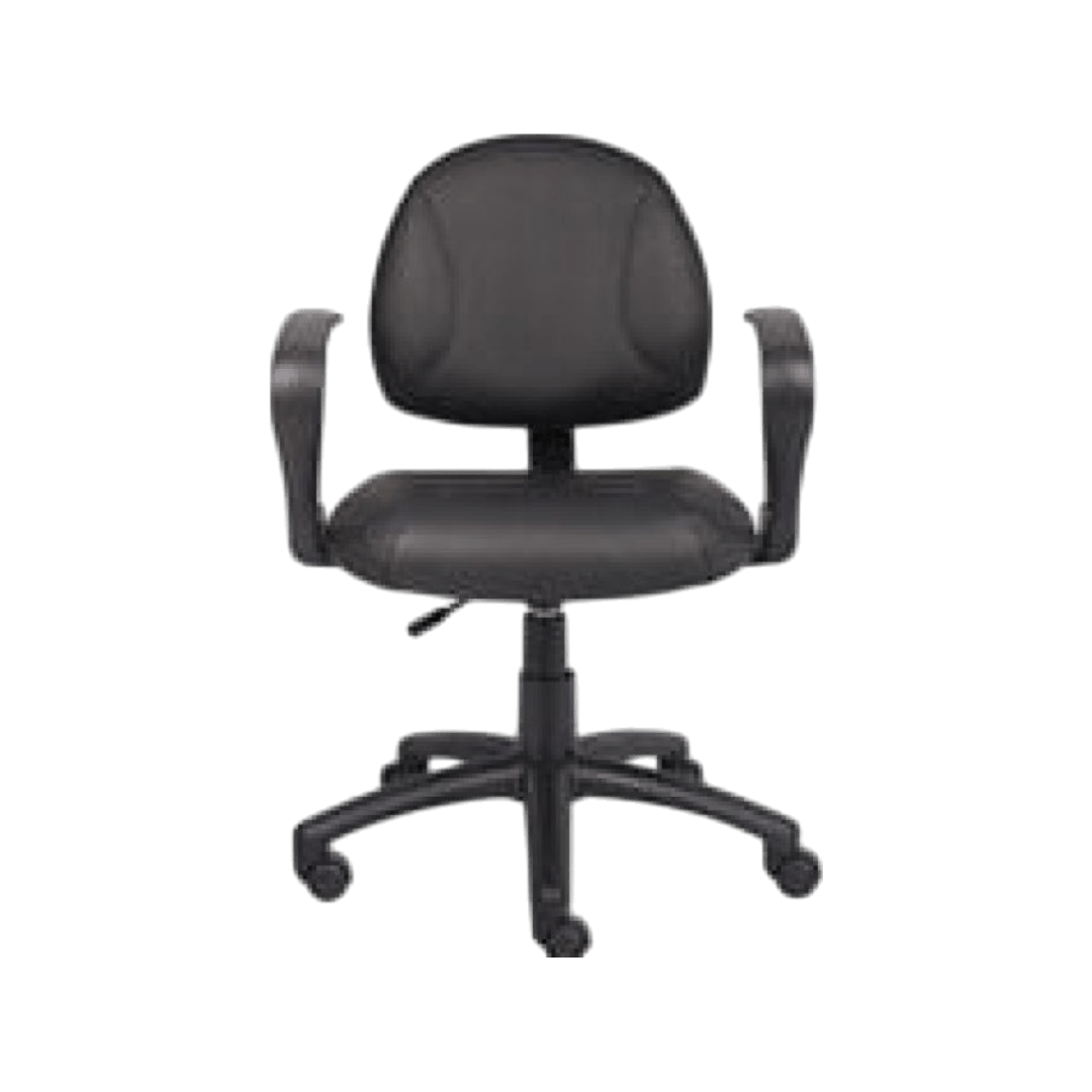 Boss Black Posture Chair W/ Loop Arms - Image 8