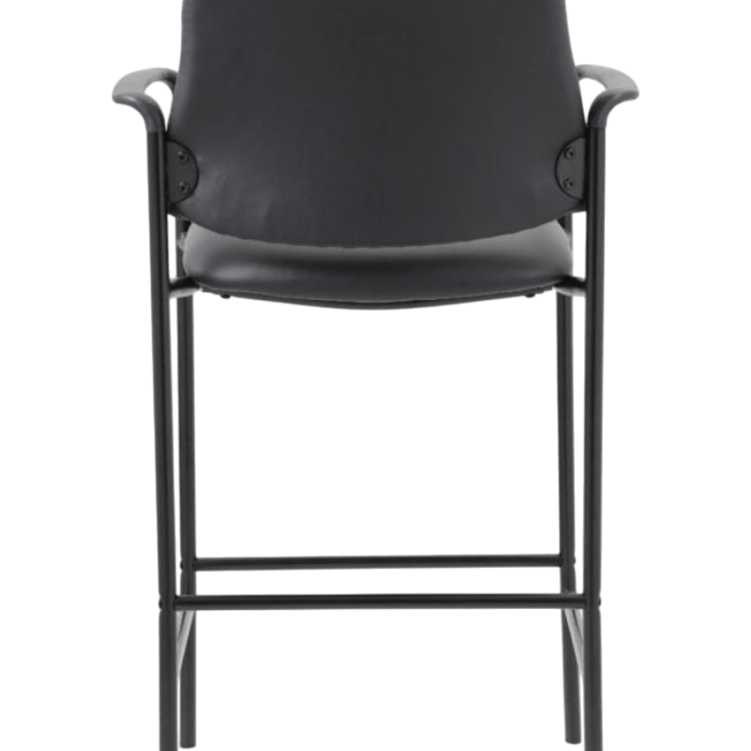 Boss Contemporary Counter Stool In Black Caressoft - Image 7