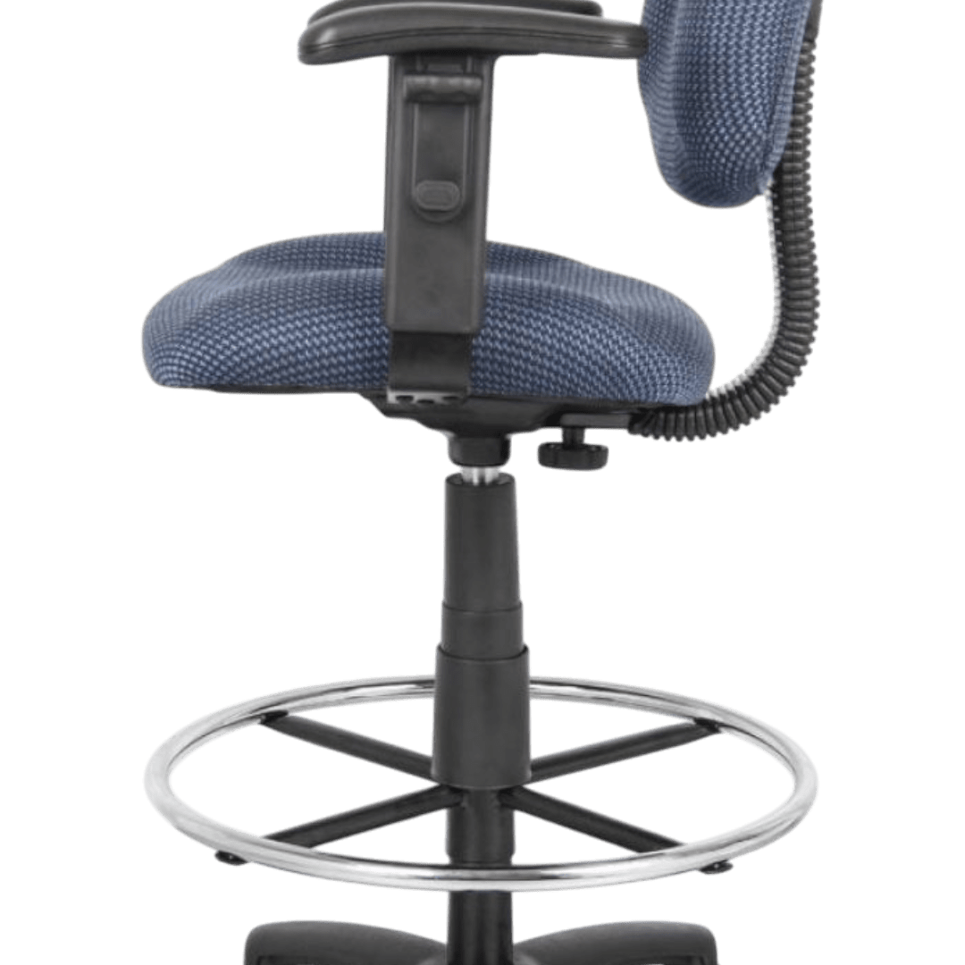 Black Mesh The Dot Stool With Foot Ring - Image 8