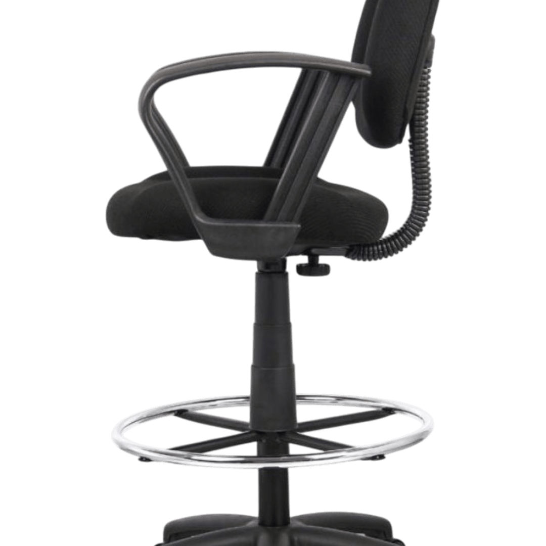 Mesh Back Chair,flip Arms, Medical Stool With Foot Ring,am - Image 8