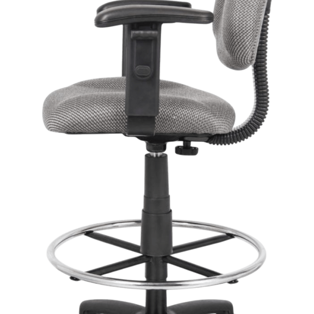 Mesh Chair With B909jarm 25 In Base And Foot Ring - Image 9