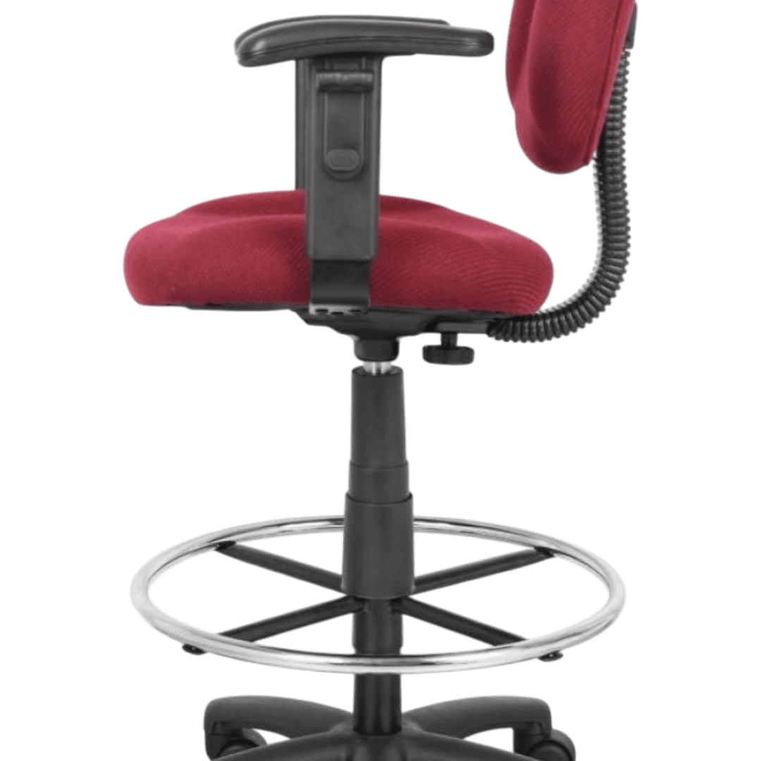 No Arm Mesh Chair 25 In Base With Foot Ring - Image 5