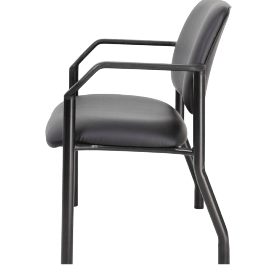 Boss Mid Back Guest Chair, 500 lb capacity, Antimicrobial Vinyl - Image 5
