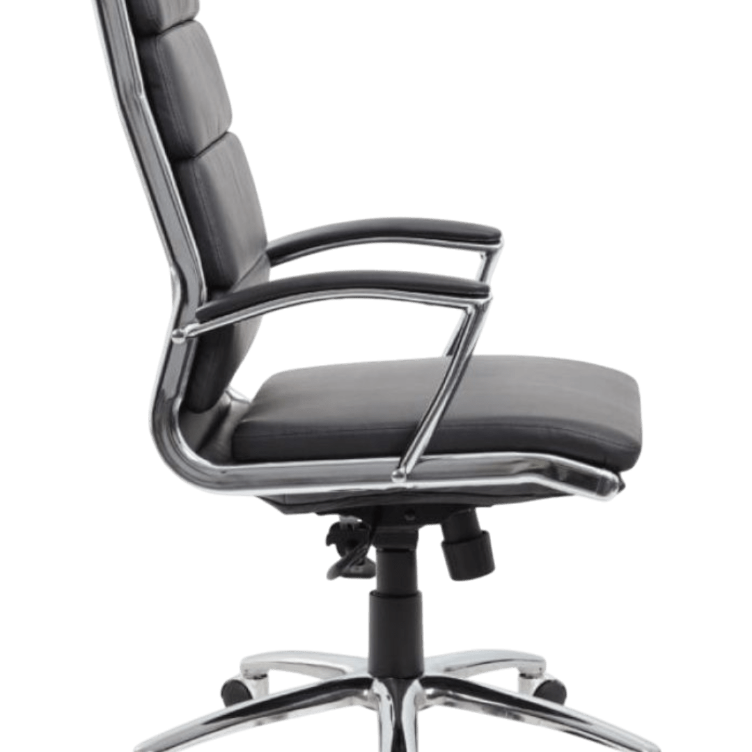 Boss Executive CaressoftPlus Chair with Metal Chrome Finish - Image 4