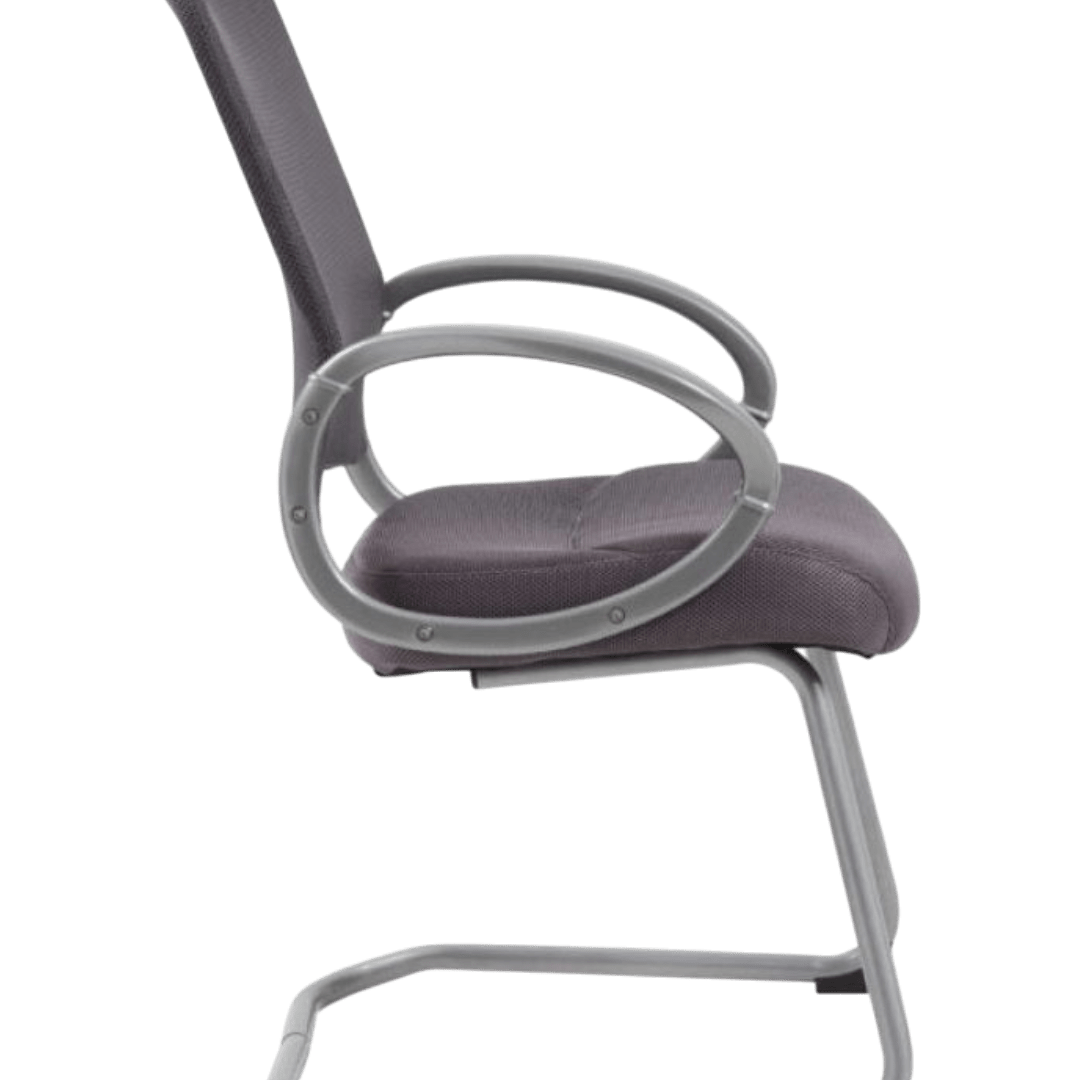 Boss Mesh Back W/ Pewter Finish Guest Chair - Image 4