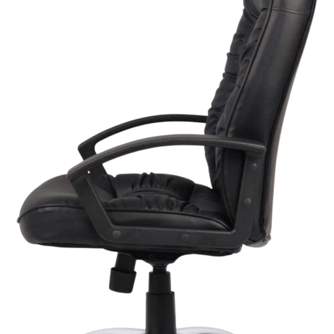 Boss High Back LeatherPlus Chair W/ Chrome Base - Image 6