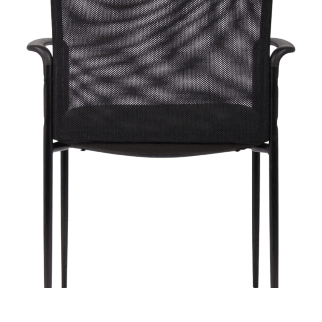 Boss Mesh Guest Chair with Casters, Black - Image 6