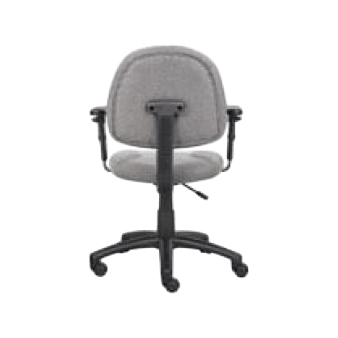 Boss Perfect Posture Deluxe Office Task Chair with Adjustable Arms, grey - Image 8
