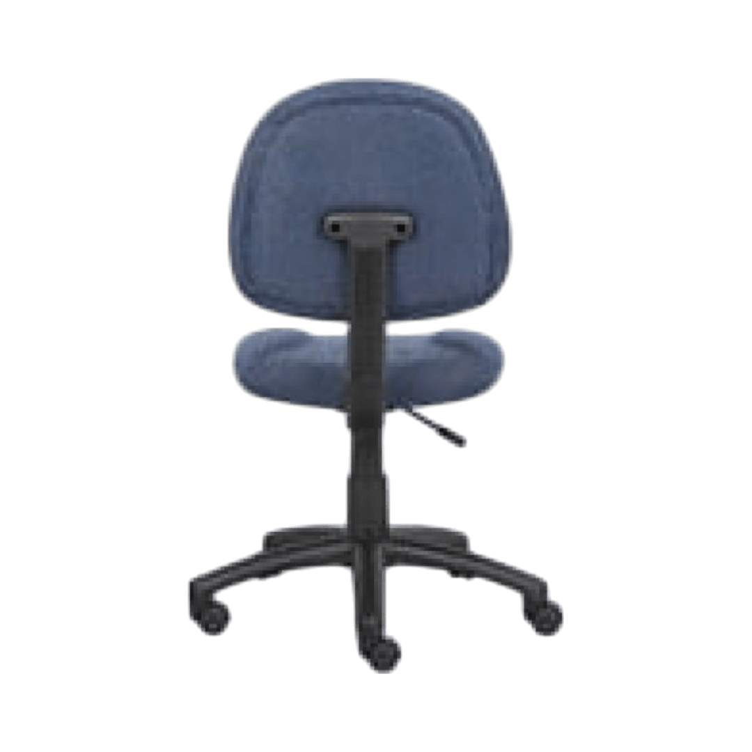 Boss Perfect Posture Deluxe Office Task Chair without Arms, Blue - Image 6
