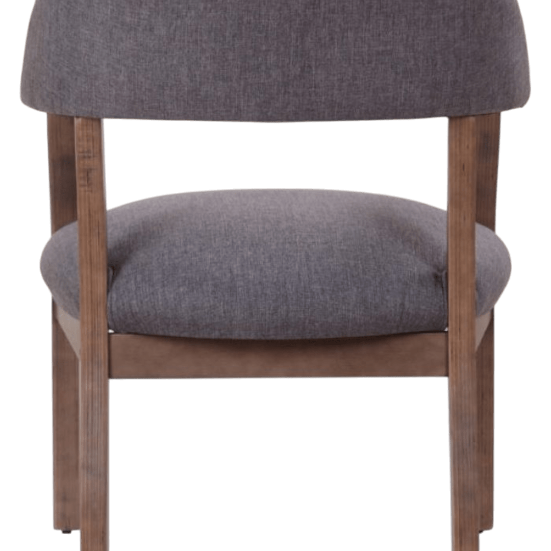 Boss Modern Captain’s guest, accent or dining chair in Slate Grade Commercial Grade Linen - Image 5