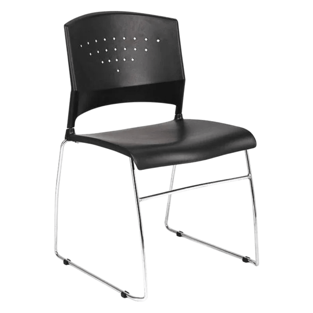 Arm Mesh Chair 27 Nylon Base With Foot Ring