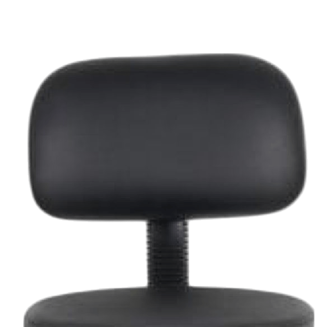 Boss Be Well Medical Spa Professional Adjustable Drafting Stool With Back And Removable Foot Rest Black - Image 9