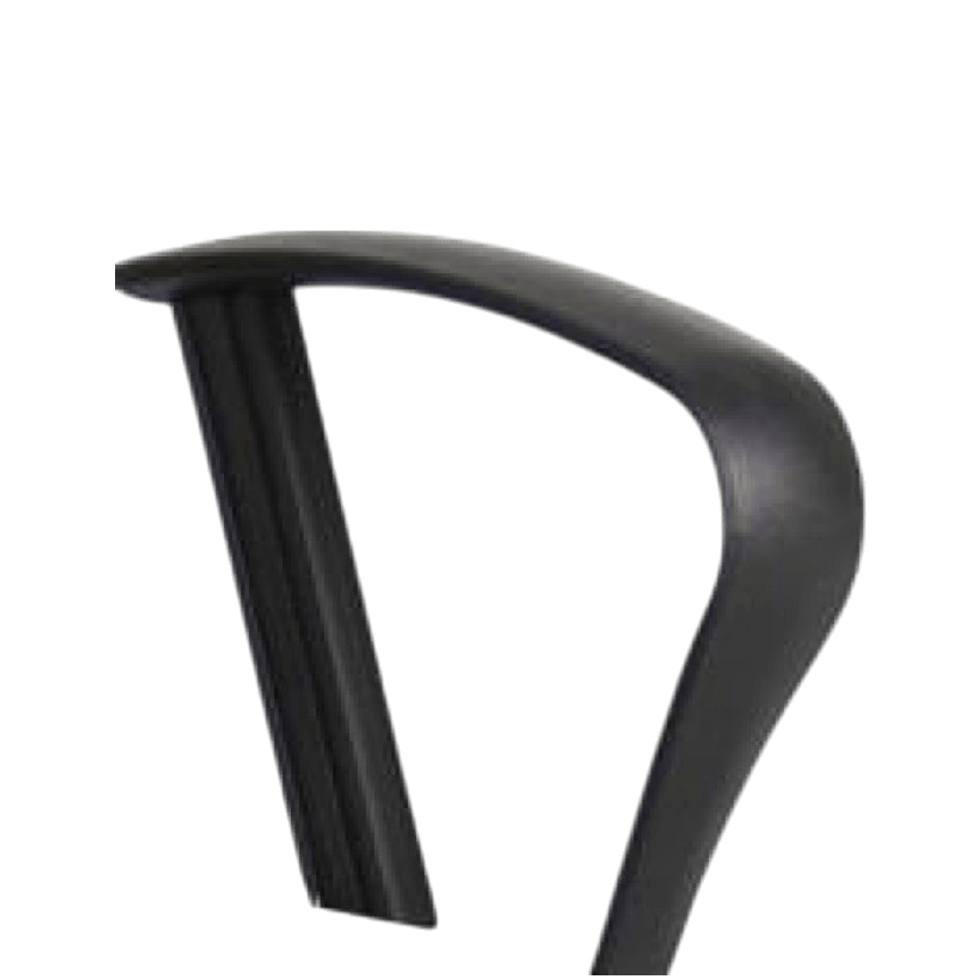 Black Antimicrobial Vinyl Medical Stool With Foot Ring - Image 7