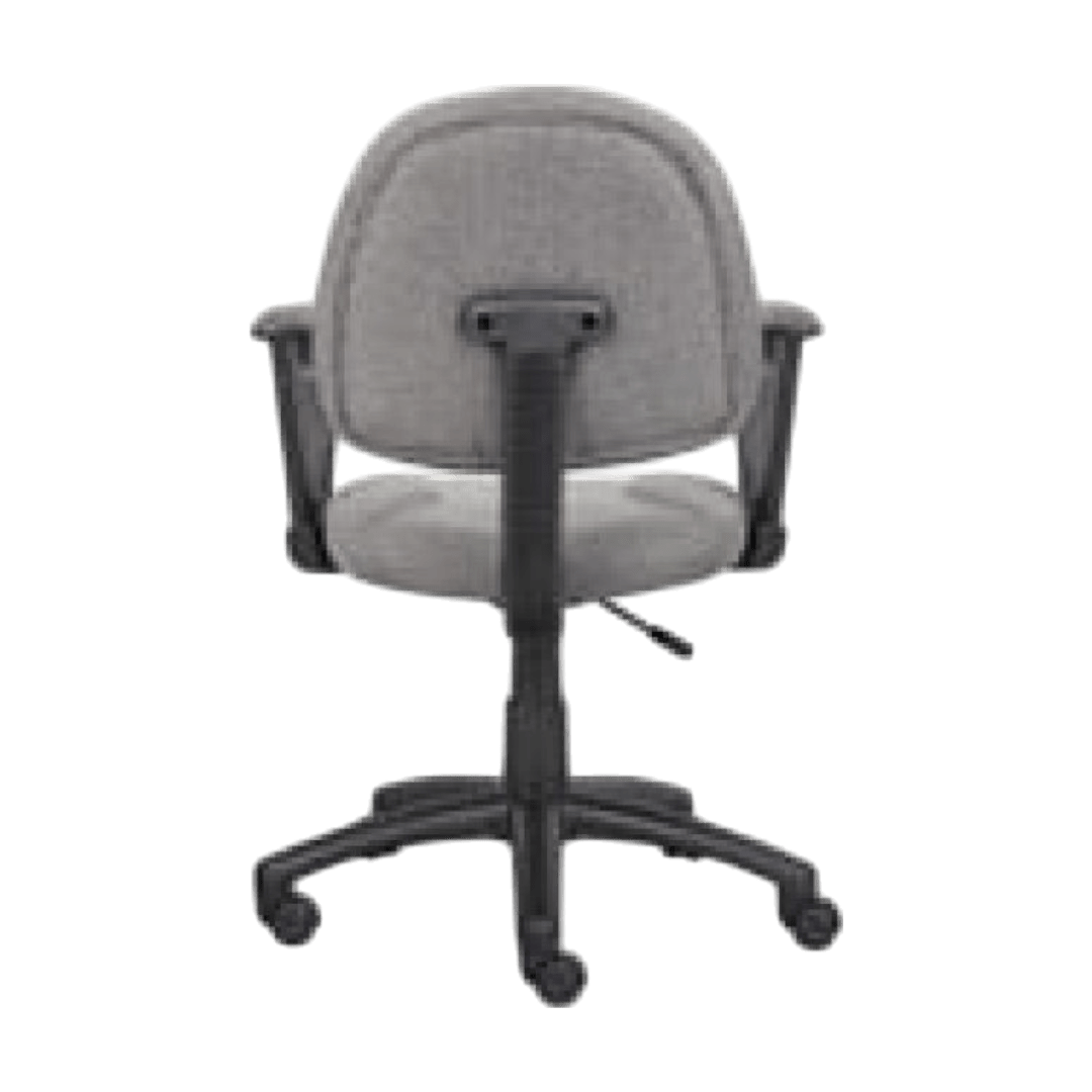 Boss Perfect Posture Deluxe Office Task Chair with Loop Arms, grey - Image 8