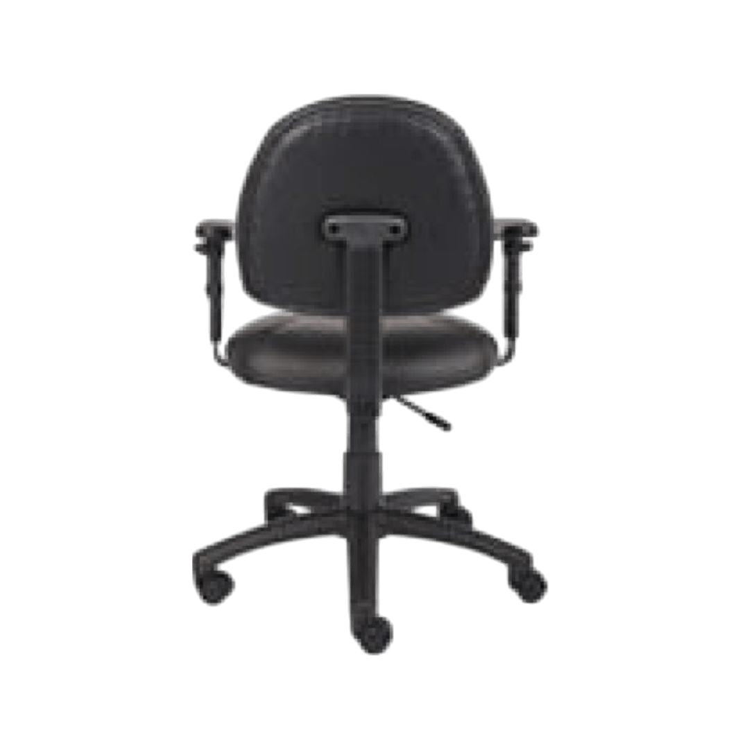 Boss Black Posture Chair W/ Adjustable Arms - Image 7