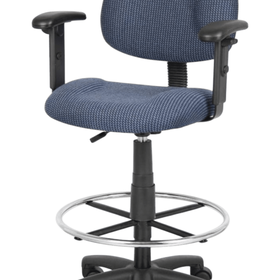 Black Mesh The Dot Stool With Foot Ring - Image 9