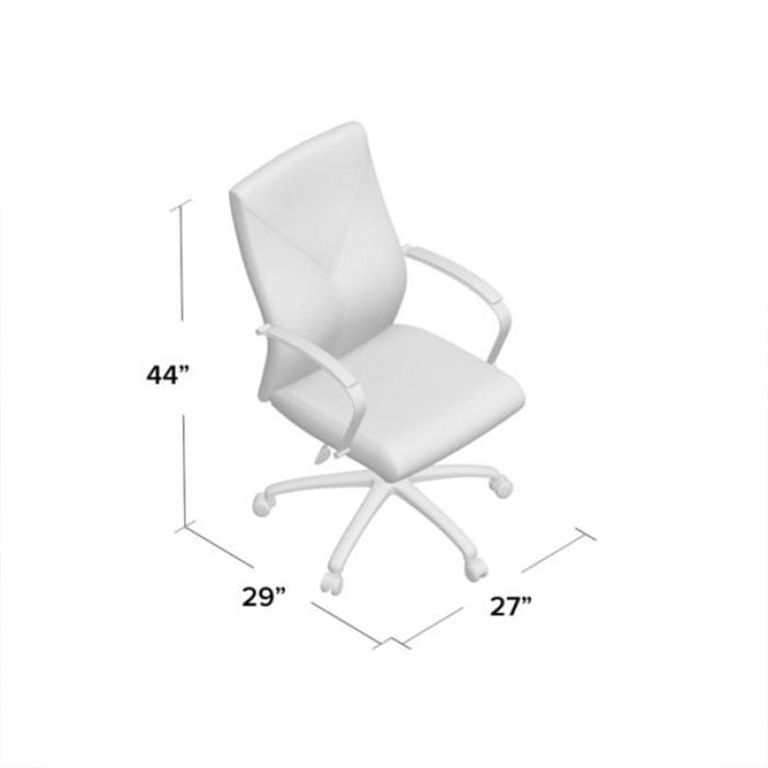 Black Task Chair/w Adj Arms - Image 8