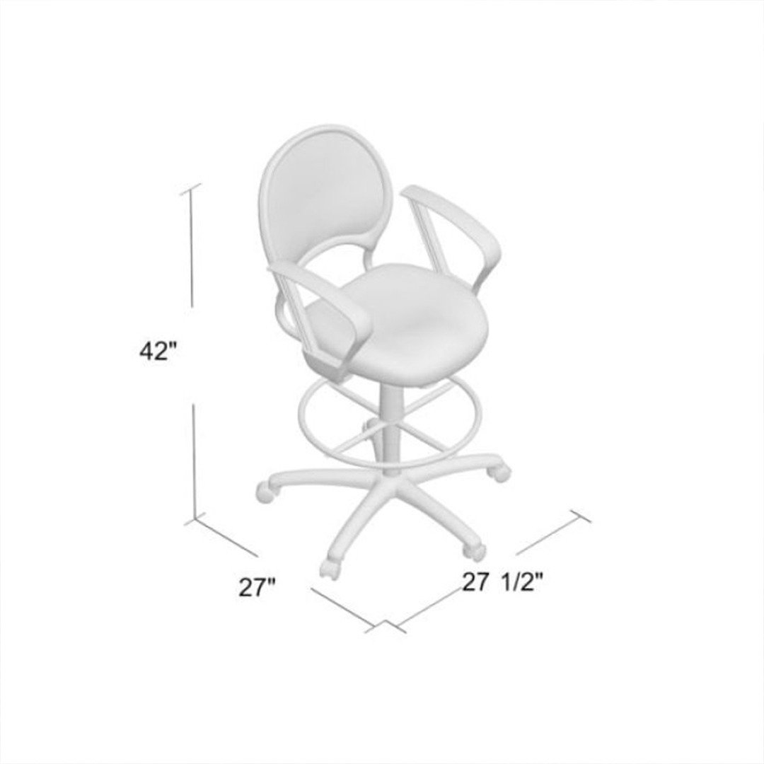 Task Chair W/3 Paddles Mechanism(Ym2403)& Footring, No Arm - Image 7