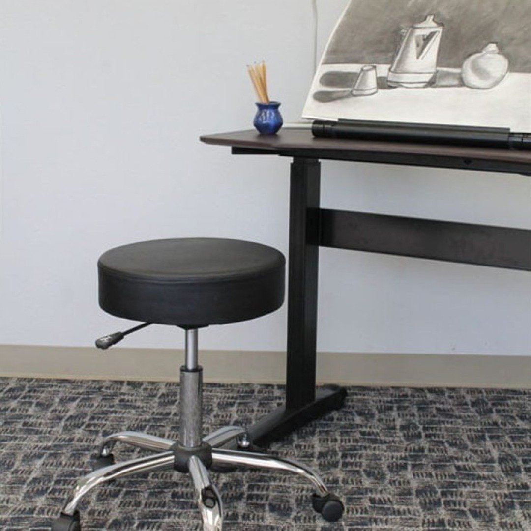 Boss Be Well Medical Spa Professional Adjustable Stool Black