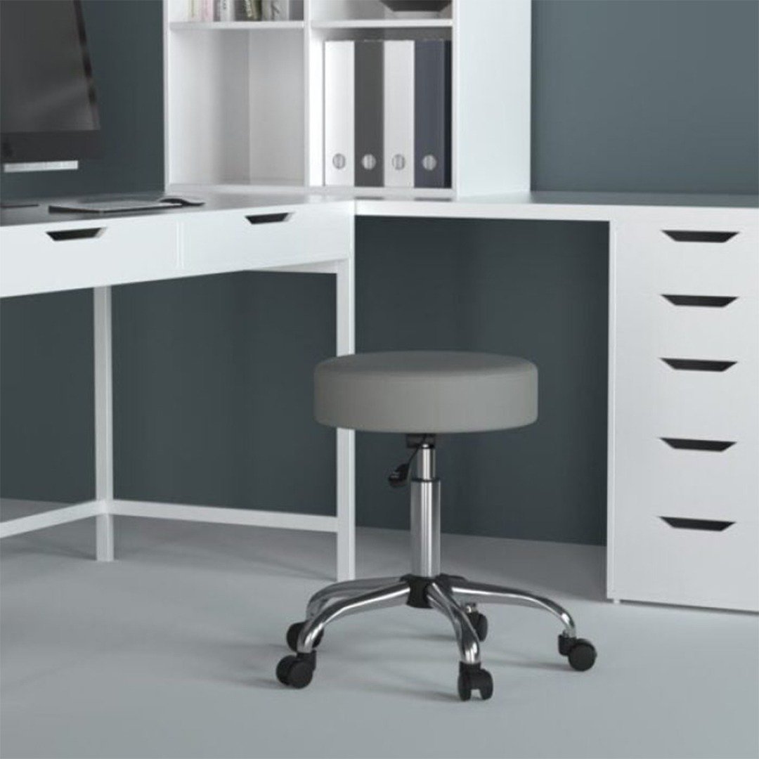 Boss Be Well Medical Spa Professional Adjustable Stool Grey