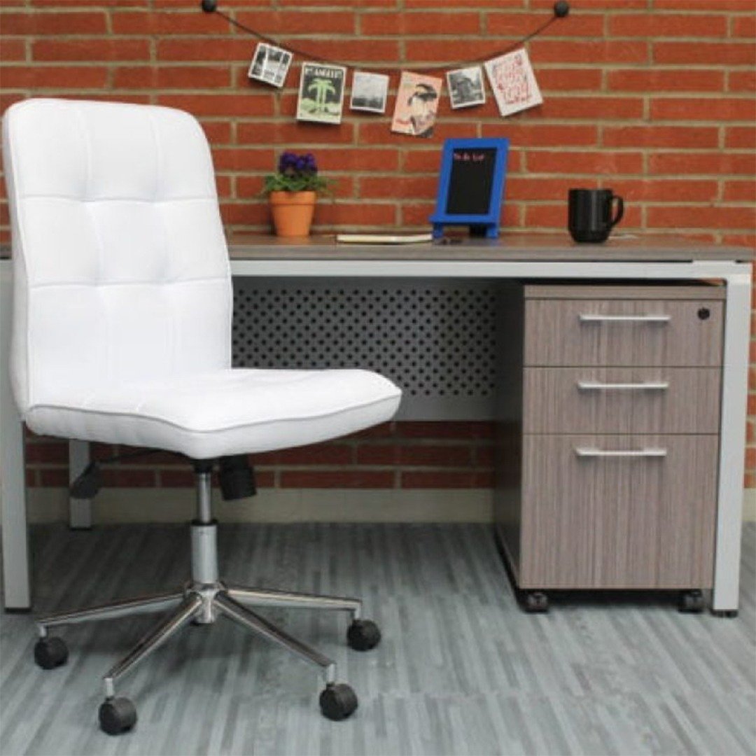 Pink Microfiber Chair With Chrome Base - Image 3