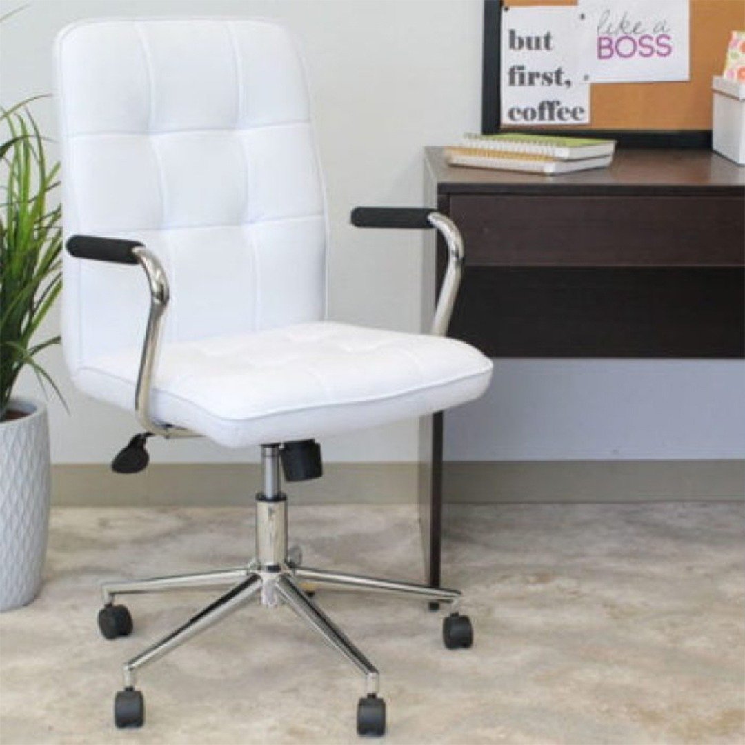 Beige Antimicrobial Vinyl Medical Stool With Back Cushion