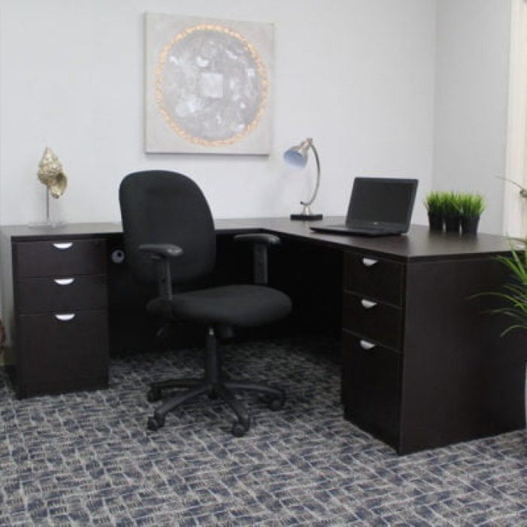 Boss Black Fabric Task Chair W/ Adjustable Arms - Image 2