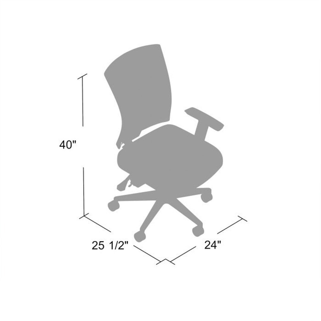 Boss Mesh Back 3 paddle Task Chair with Seat Slider - Image 2