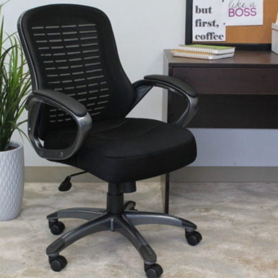 Boss Ribbed High Back Mesh Chair - Image 5