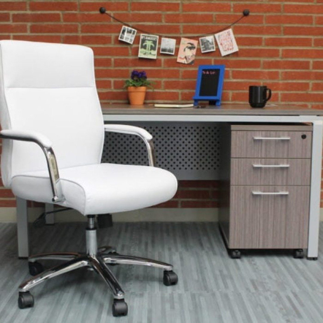 Boss Modern Executive Conference Chair - White