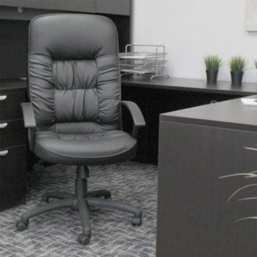 Boss High Back LeatherPlus Chair - Image 6