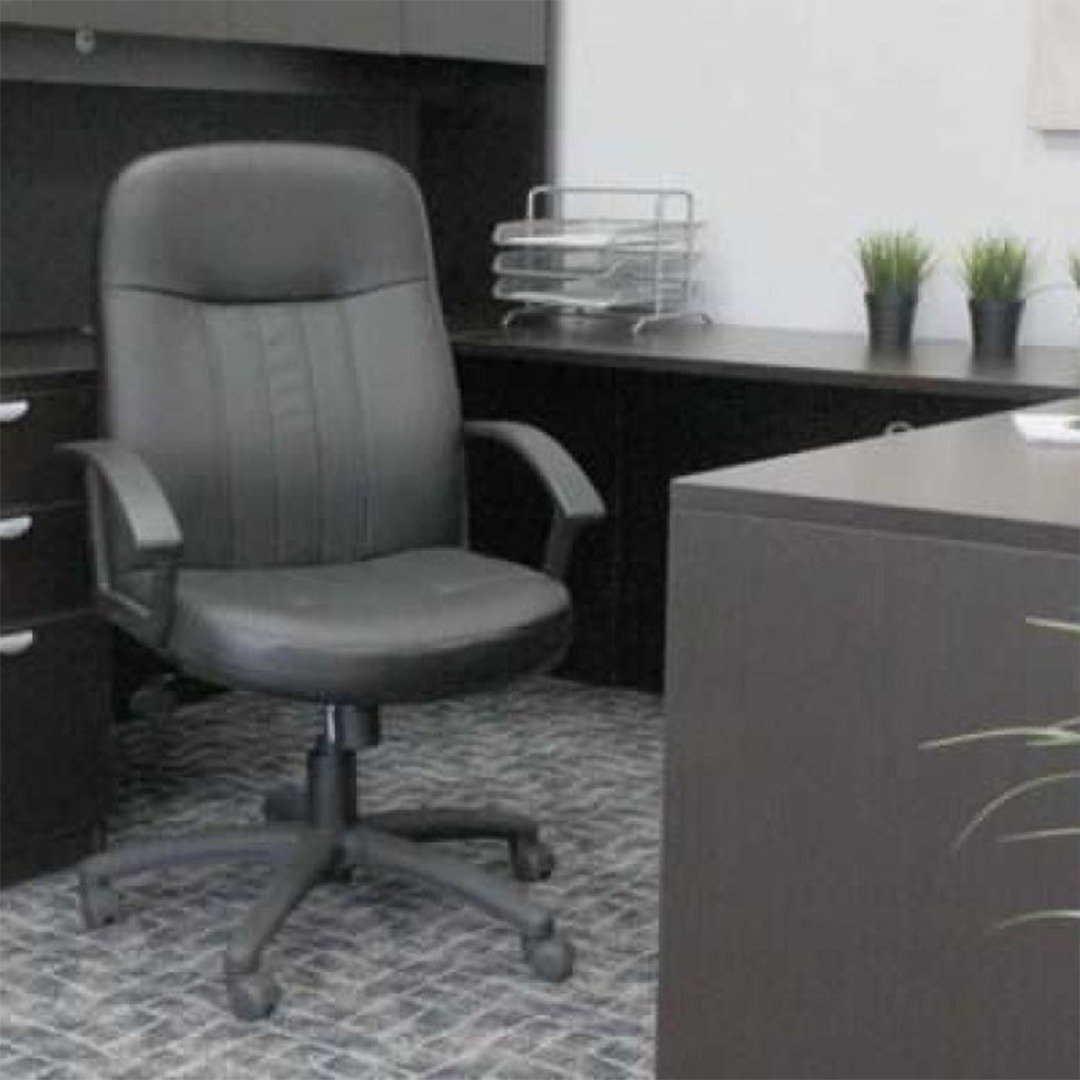 Boss Executive Leather Budget Chair - Image 4