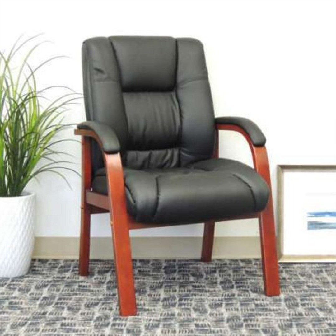 Boss Mid Back Wood Finished guest, accent or dining chair