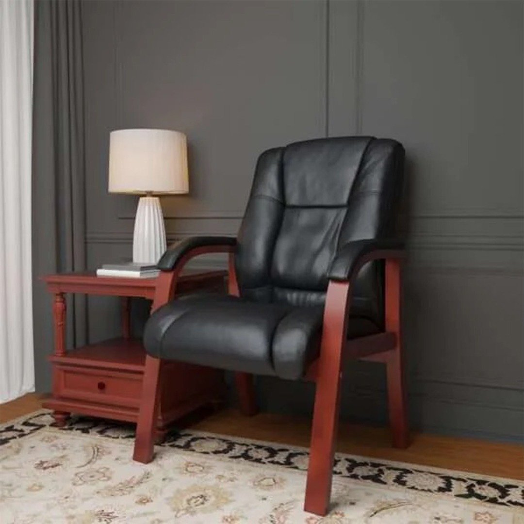 Boss Mid Back Wood Finished guest, accent or dining chair - Image 5