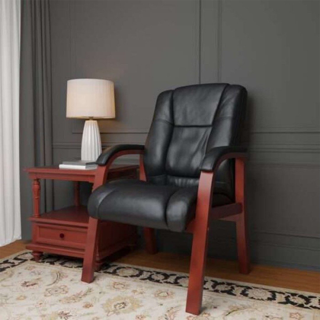 Boss Mid Back Wood Finished guest, accent or dining chair - Image 6