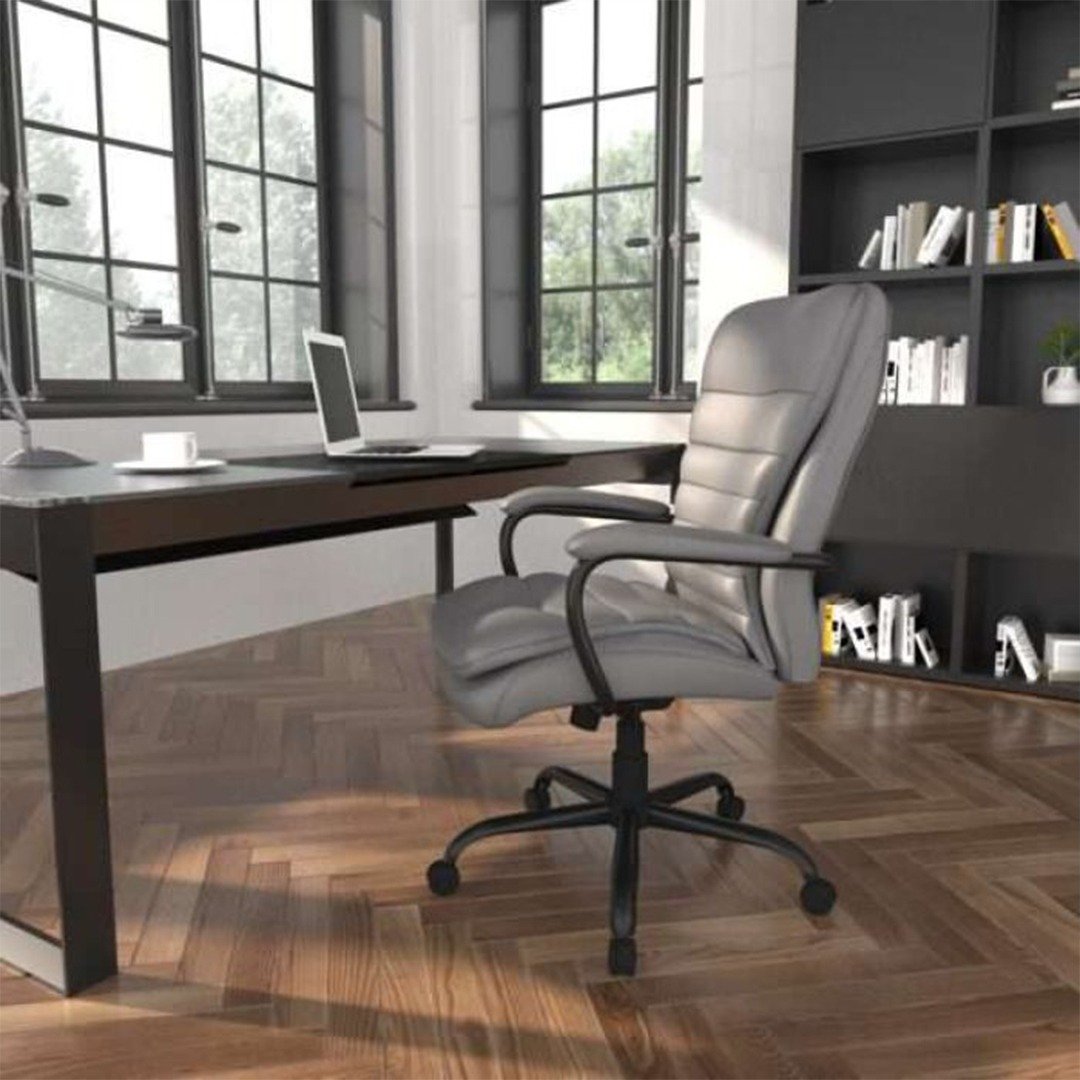 Boss Heavy Duty Double Plush CaressoftPlus Chair-400 Lbs. - Image 4
