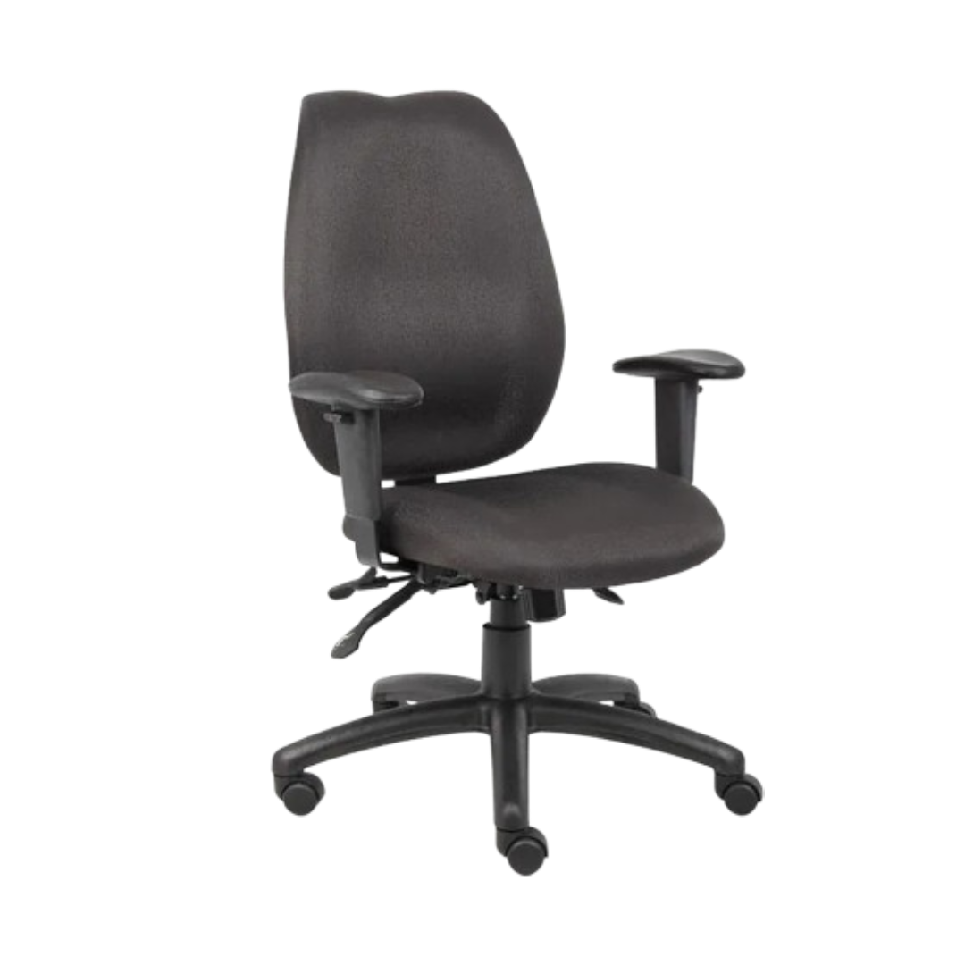 Black Hi-back Task Chair With 3 Paddle Mechanism(Ym8630) - Image 10