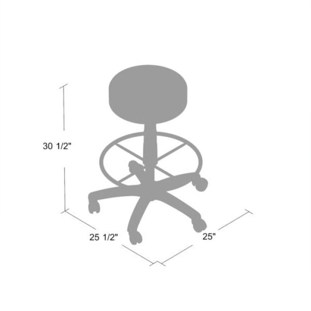 The Dot Drafting Stool, Black - Image 4
