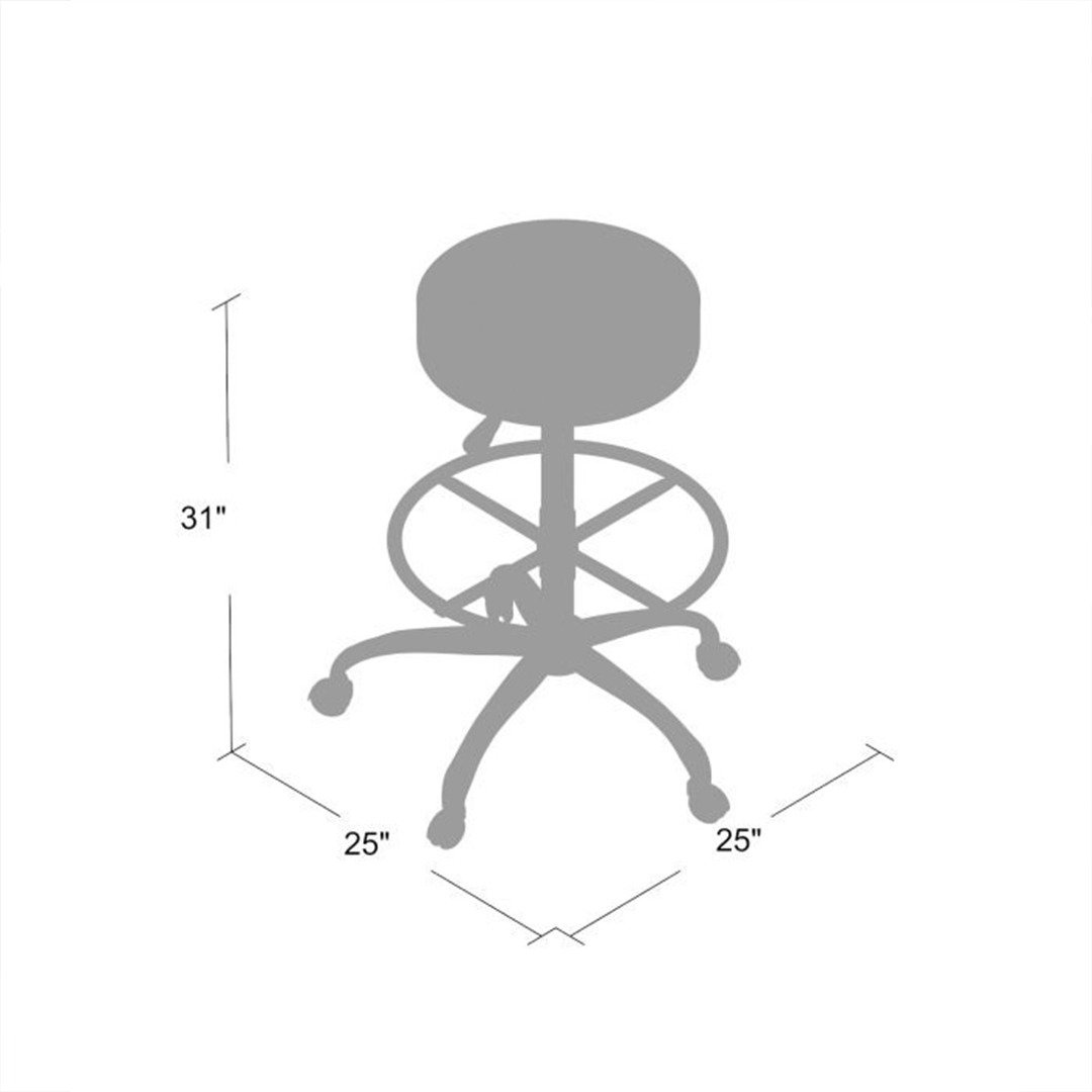Task Chair W/3 Padl Mechanism(Ym2403)/b909jarm/footring - Image 4