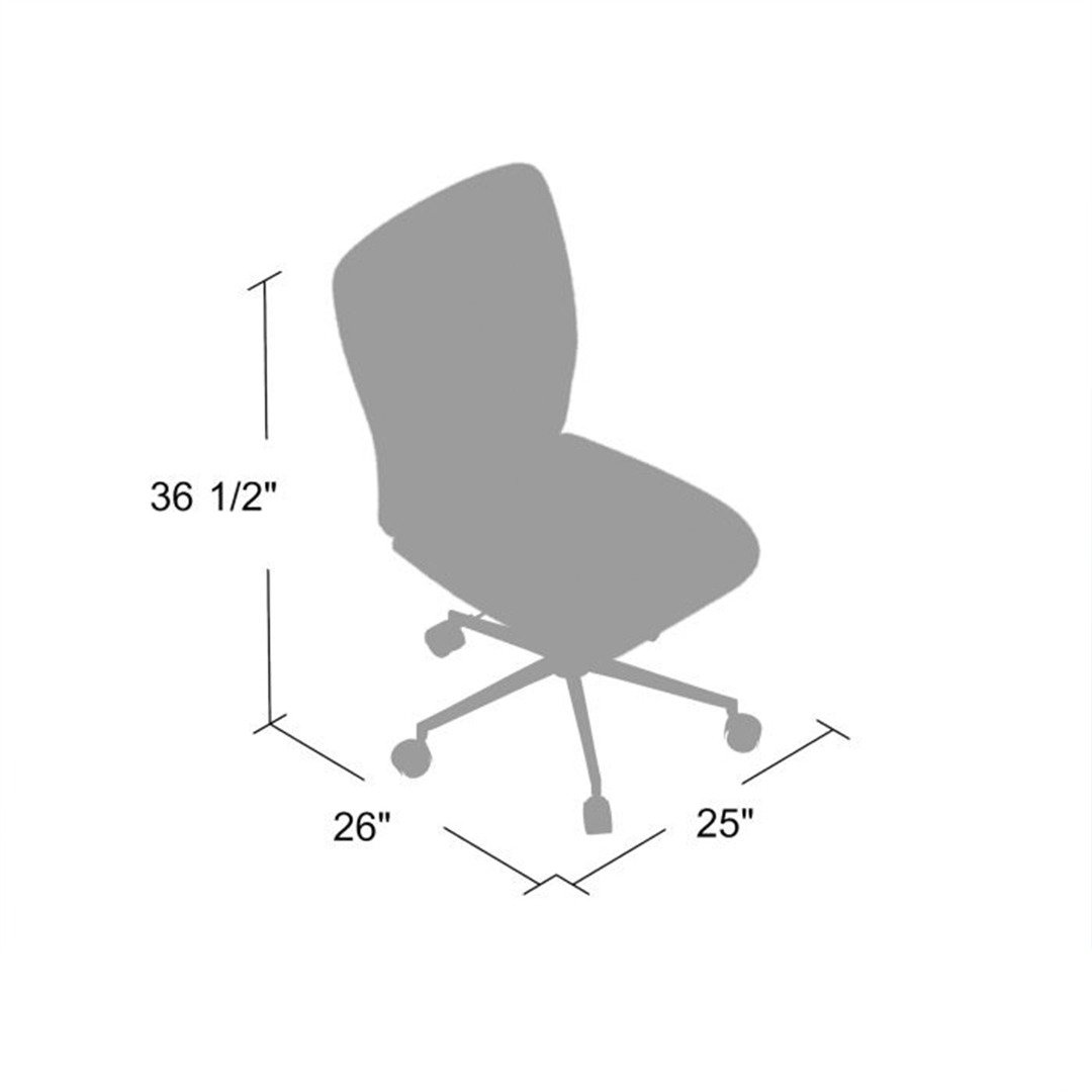 Boss Tiffany Modern Office Chair grey - Image 12