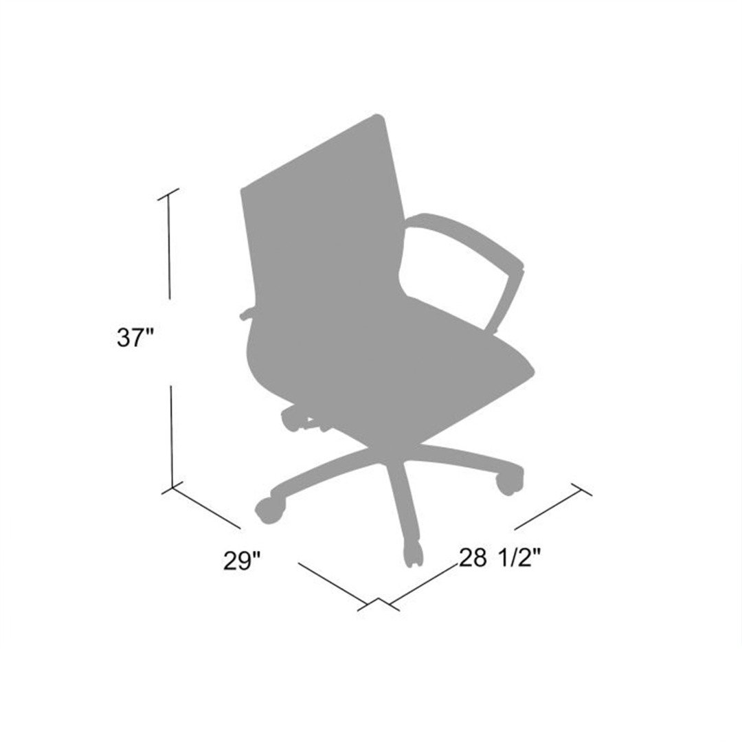 Boss CaressoftPlus Executive Mid-Back Chair - Image 11
